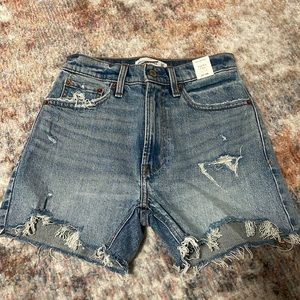 Abercrombie and fitch jean shorts